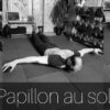 Papillon au sol coiffe rotateur posture gainage