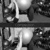 compression abdominaux abs swiss ball