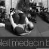 soleil medecin ball exercice gainage core abdo