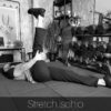 stretch ischio sur dos jambe tendue