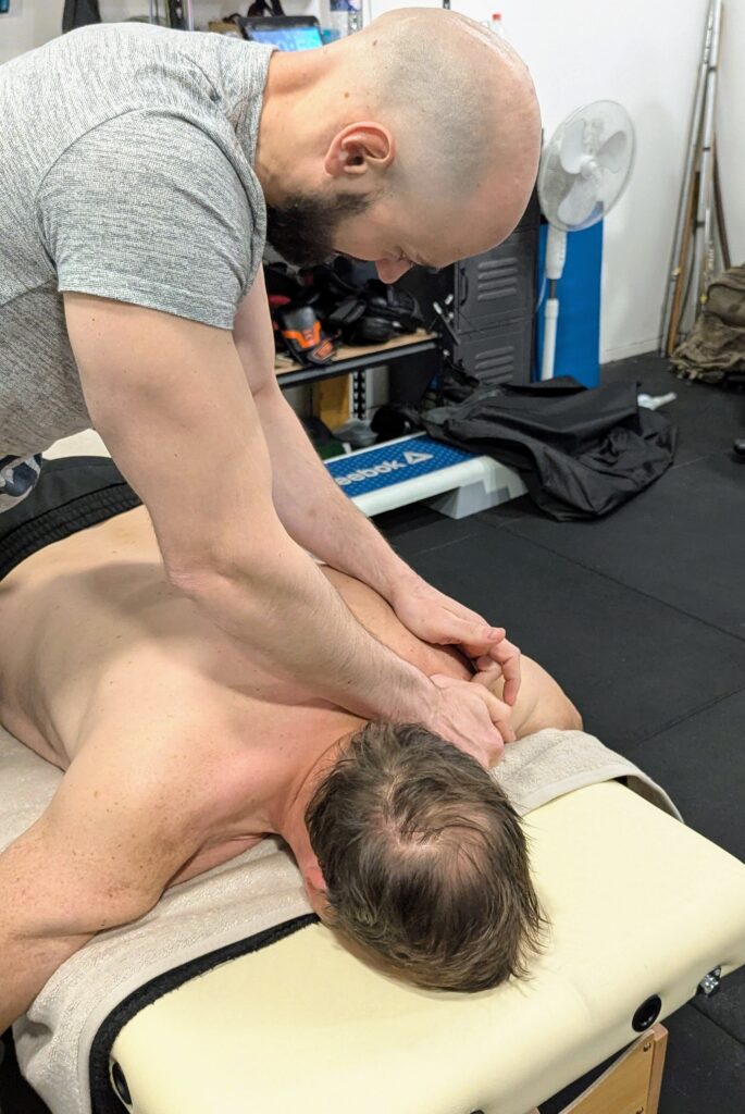 Prestation de massage sportif